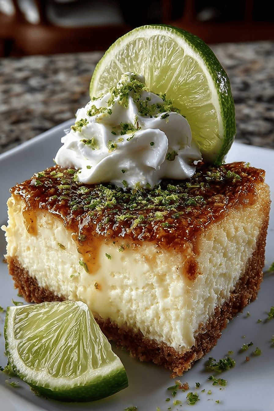 Creamy Key Lime Cheesecake Delight