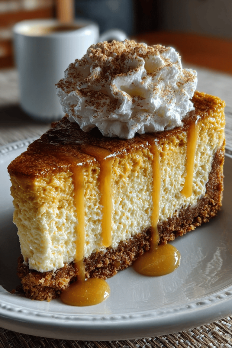 Creamy Pumpkin Cheesecake Bliss