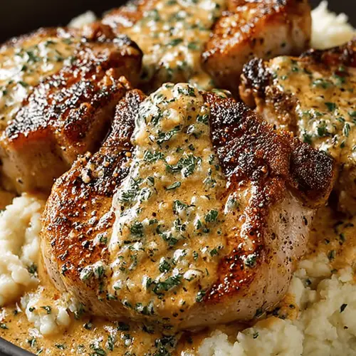 Creamy Ranch Pork Chops