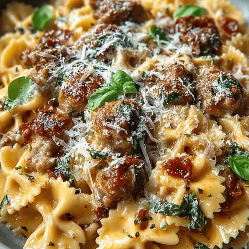 Creamy Sausage Pasta