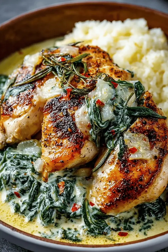 Creamy Spinach Chicken