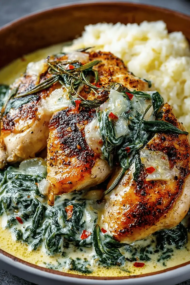 Creamy Spinach Chicken