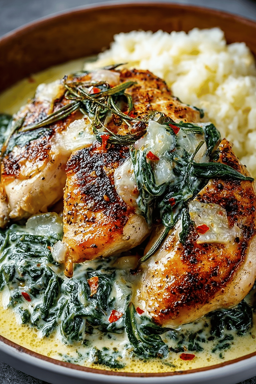 Creamy Spinach Chicken