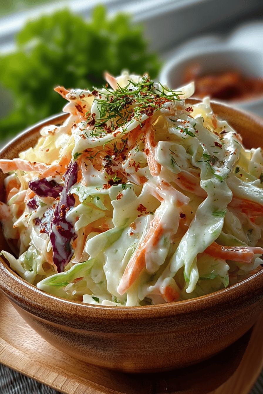 Creamy Tangy Coleslaw Delights