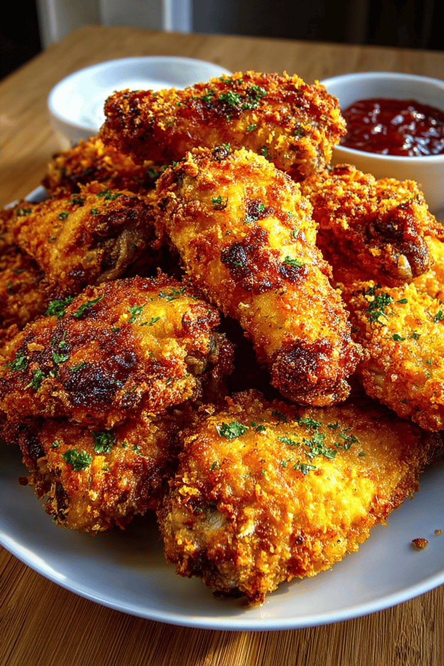 Crispy Oven Fried Wings Recipe