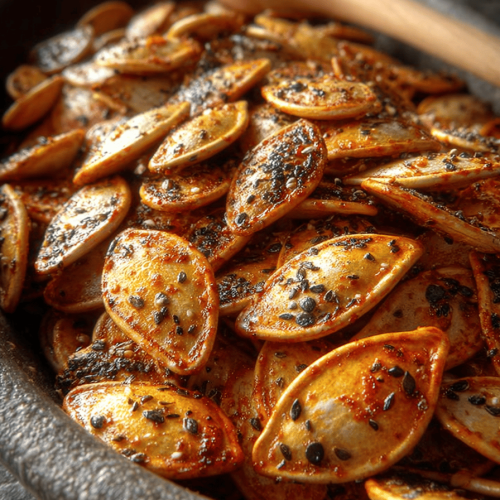 Crispy Roasted Pumpkin Seeds Recipe