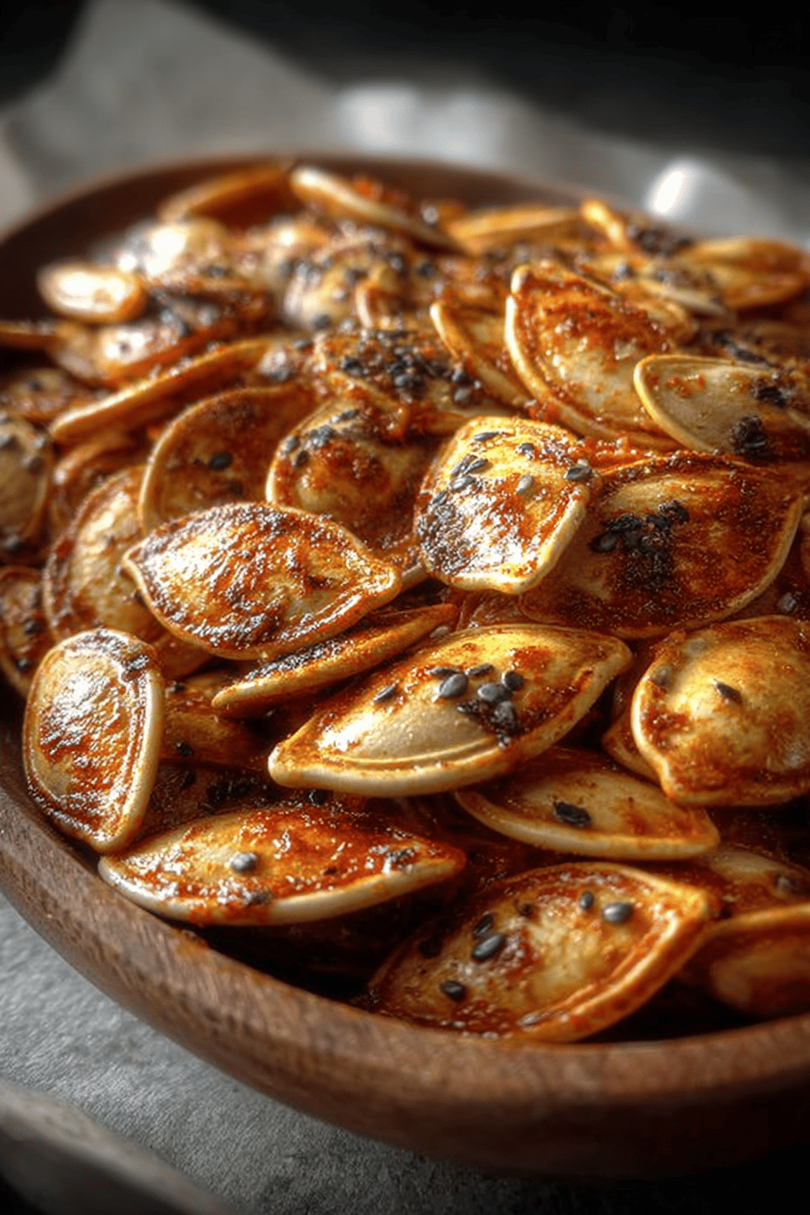 Crispy Roasted Pumpkin Seeds Recipe