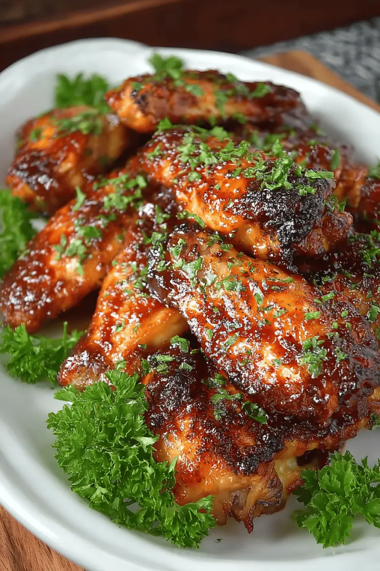Crockpot BBQ Chicken Wings