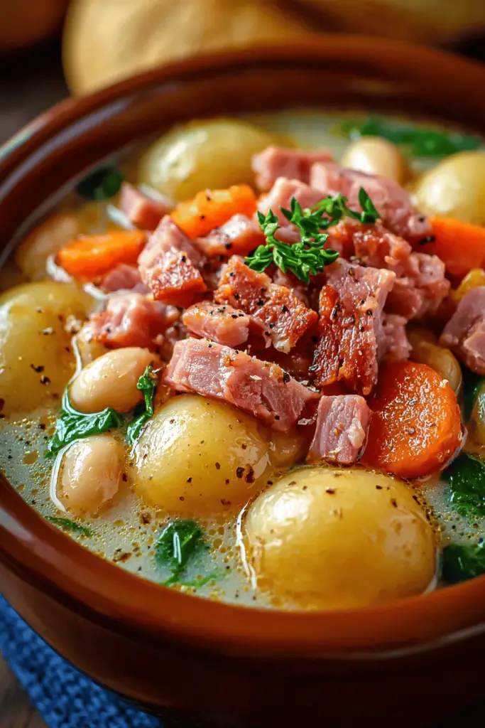 Crockpot Ham & Potato Magic