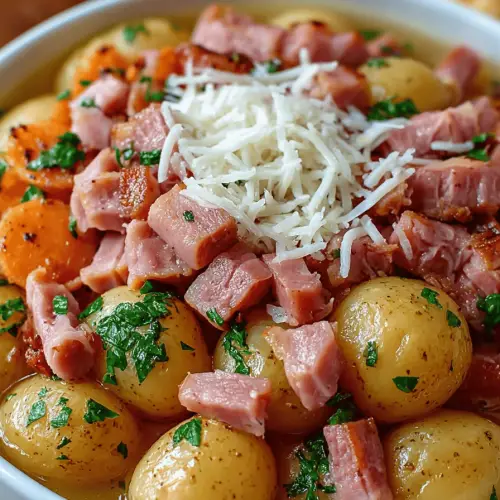 Crockpot Ham & Potato Magic