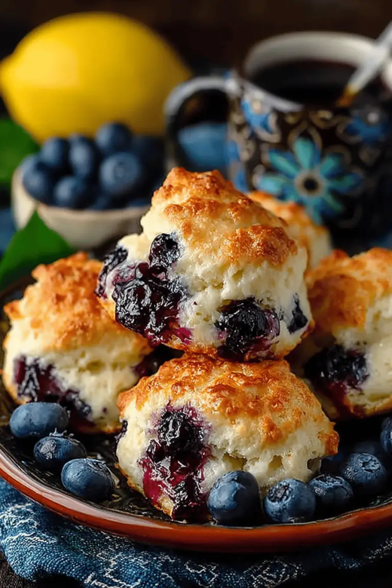 Delish Blueberry Biscuits