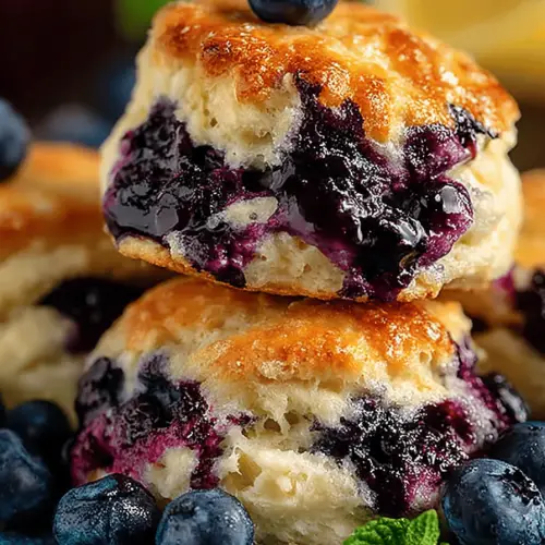 Delish Blueberry Biscuits