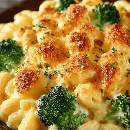 Delish Broccoli Mac & Cheese