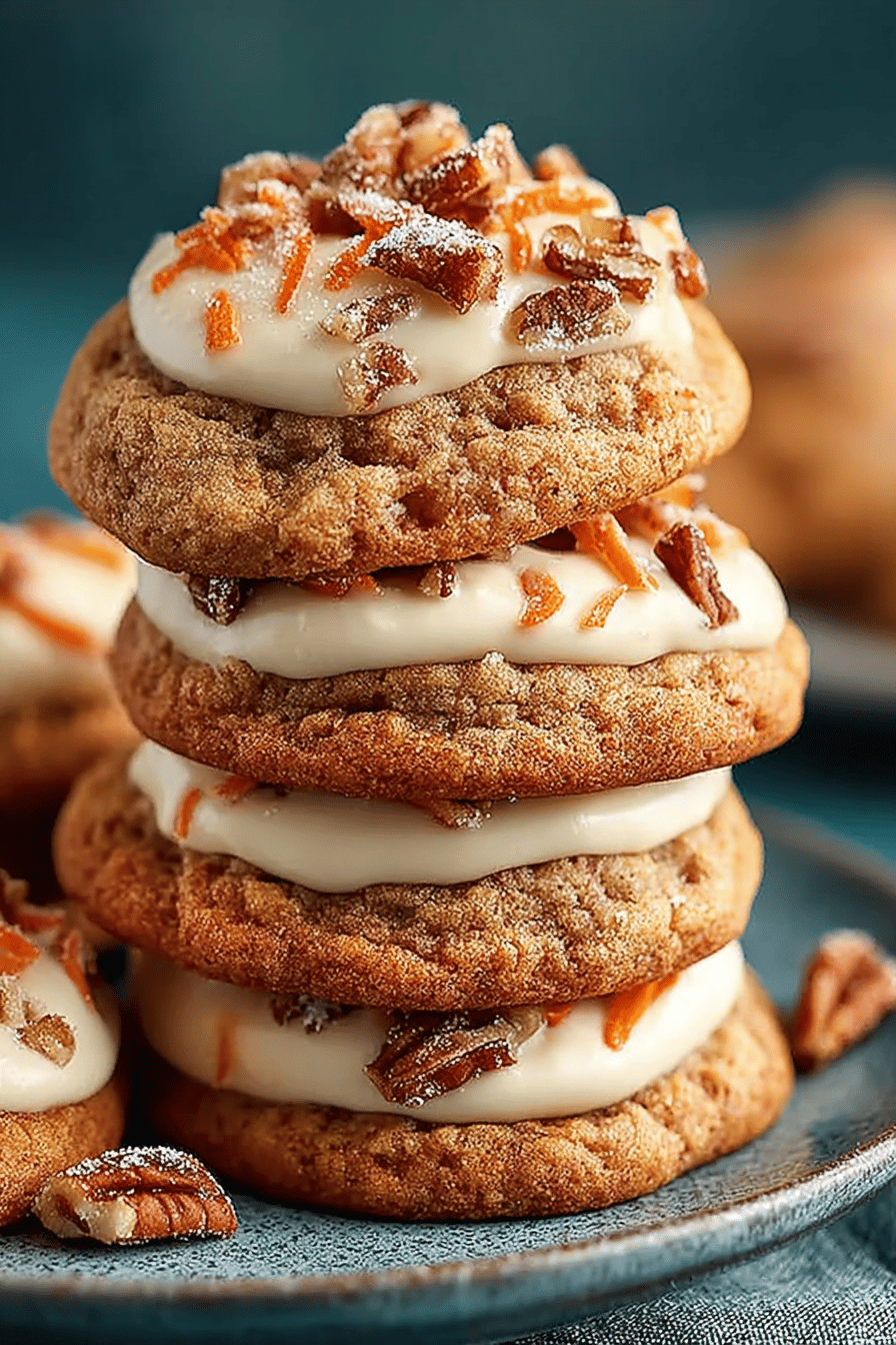 Delish Carrot Cake Cookies