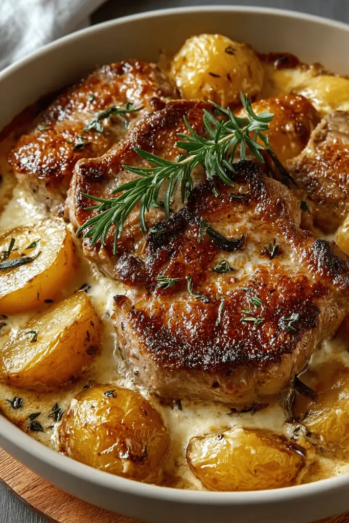 Delish Pork Chop Casserole