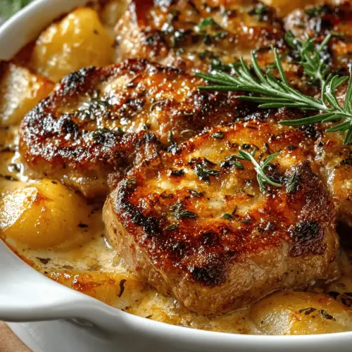 Delish Pork Chop Casserole