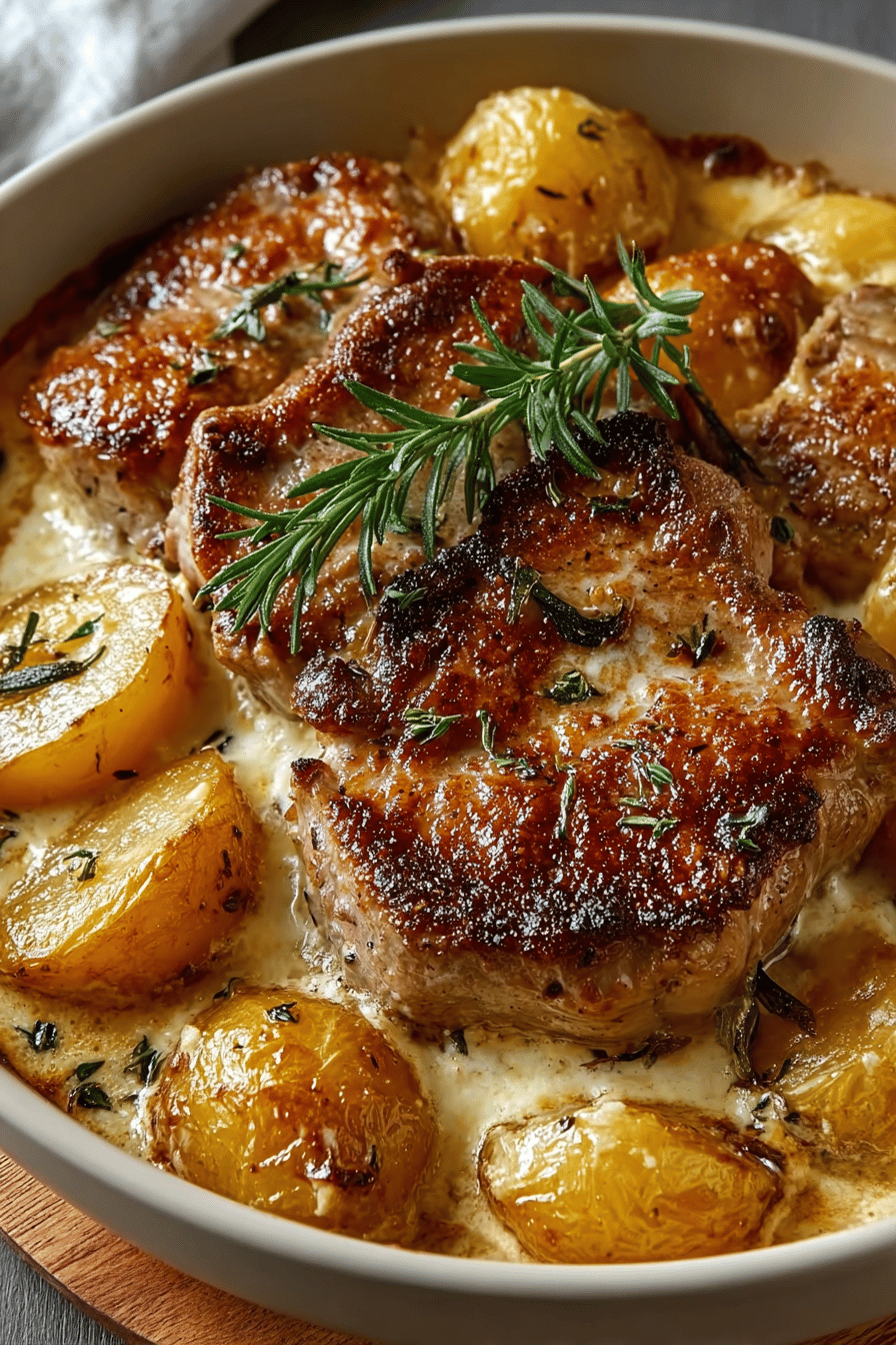 Delish Pork Chop Casserole