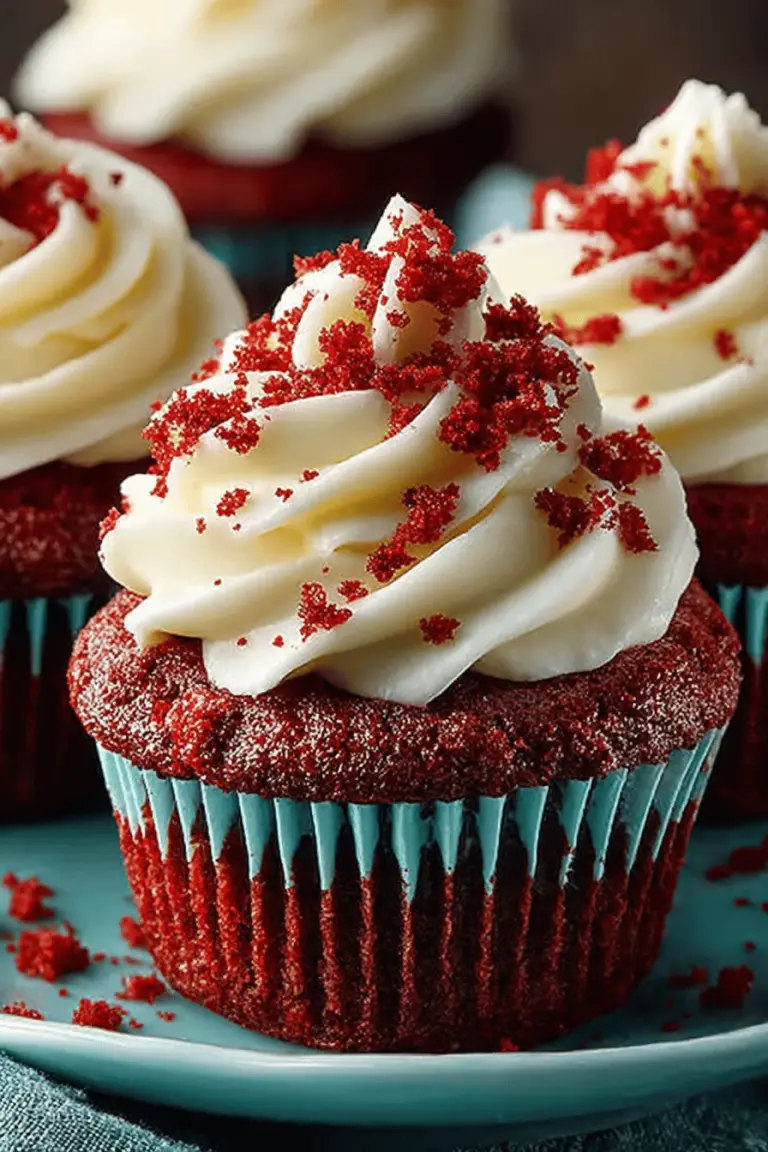 Delish Red Velvet Cupcakes