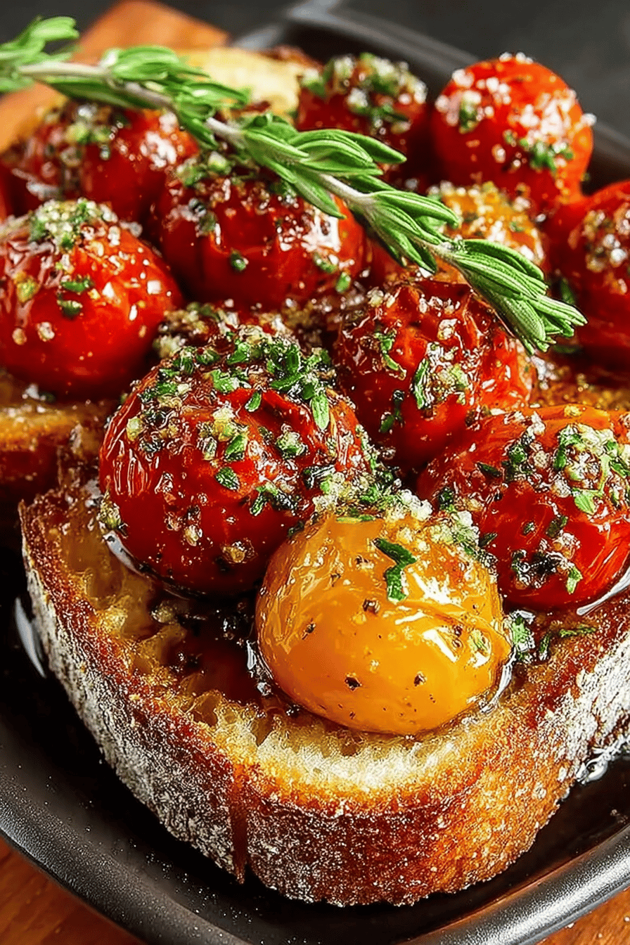 Delish Roasted Cherry Tomatoes