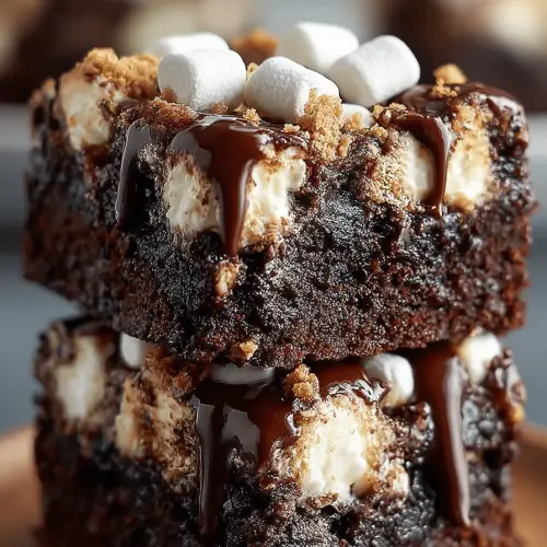 Delish Rocky Road Brownies