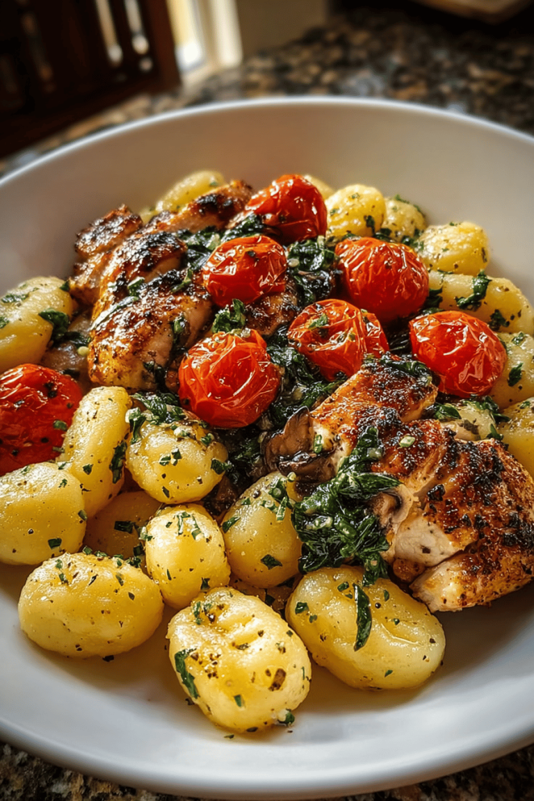 Dinner Chicken and Gnocchi Delights