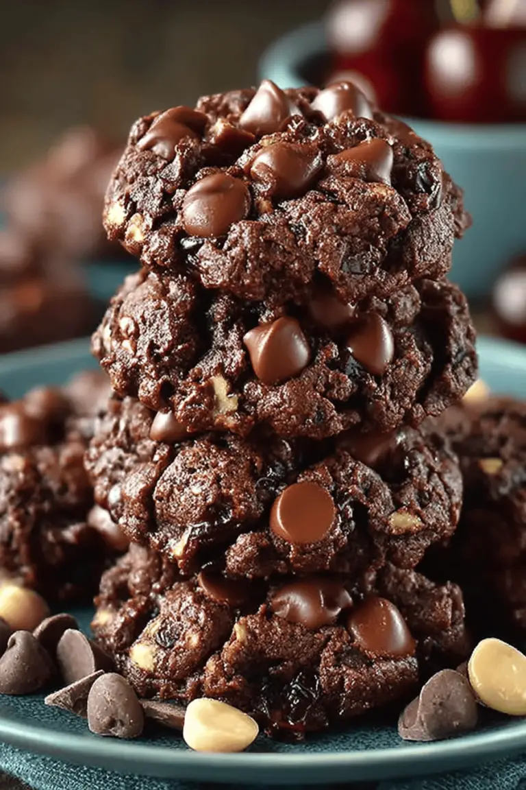 Double Chocolate Cherry Crisps
