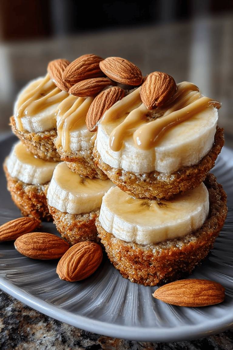 Easy Almond Butter Banana Treats