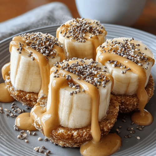 Easy Almond Butter Banana Treats