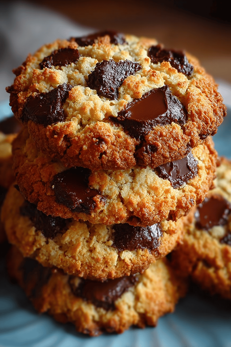 Easy Almond Flour Chocolate Chip Cookies