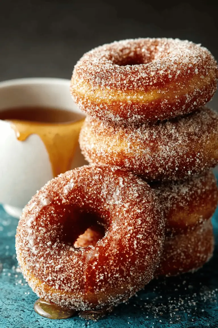 Easy Apple Cider Doughnuts