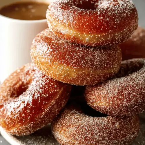 Easy Apple Cider Doughnuts