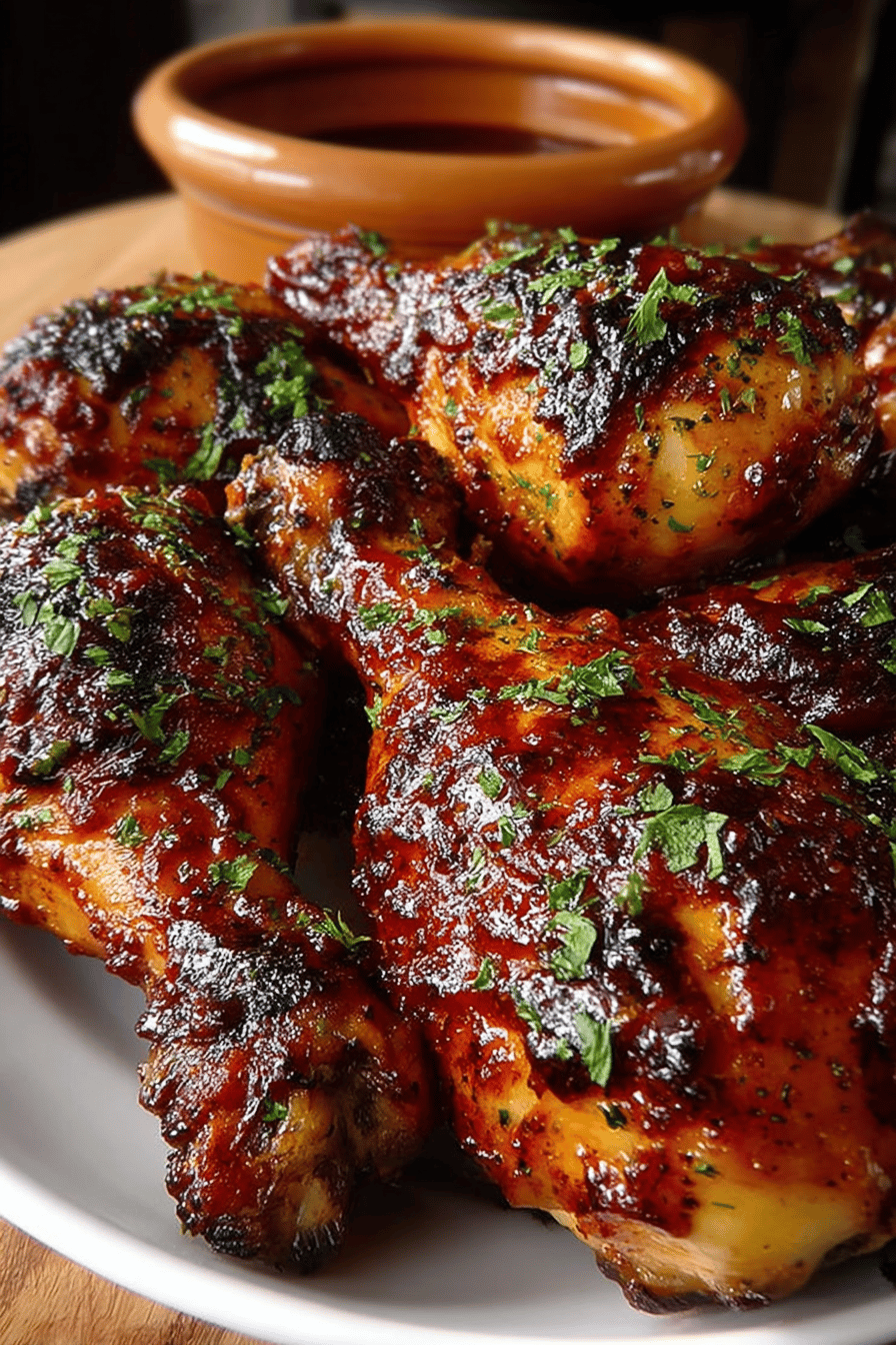 Easy BBQ Chicken Legs in Crockpot