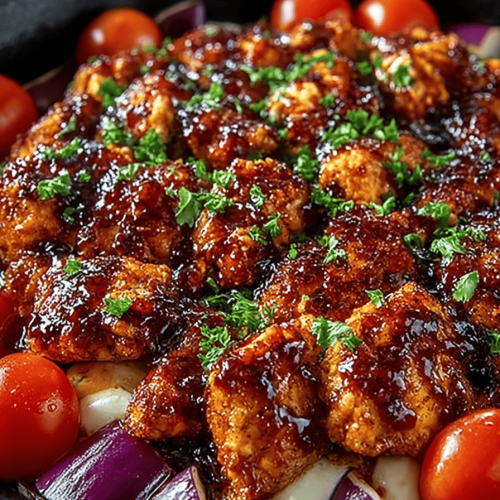 Easy BBQ Chicken Skillet Dinner