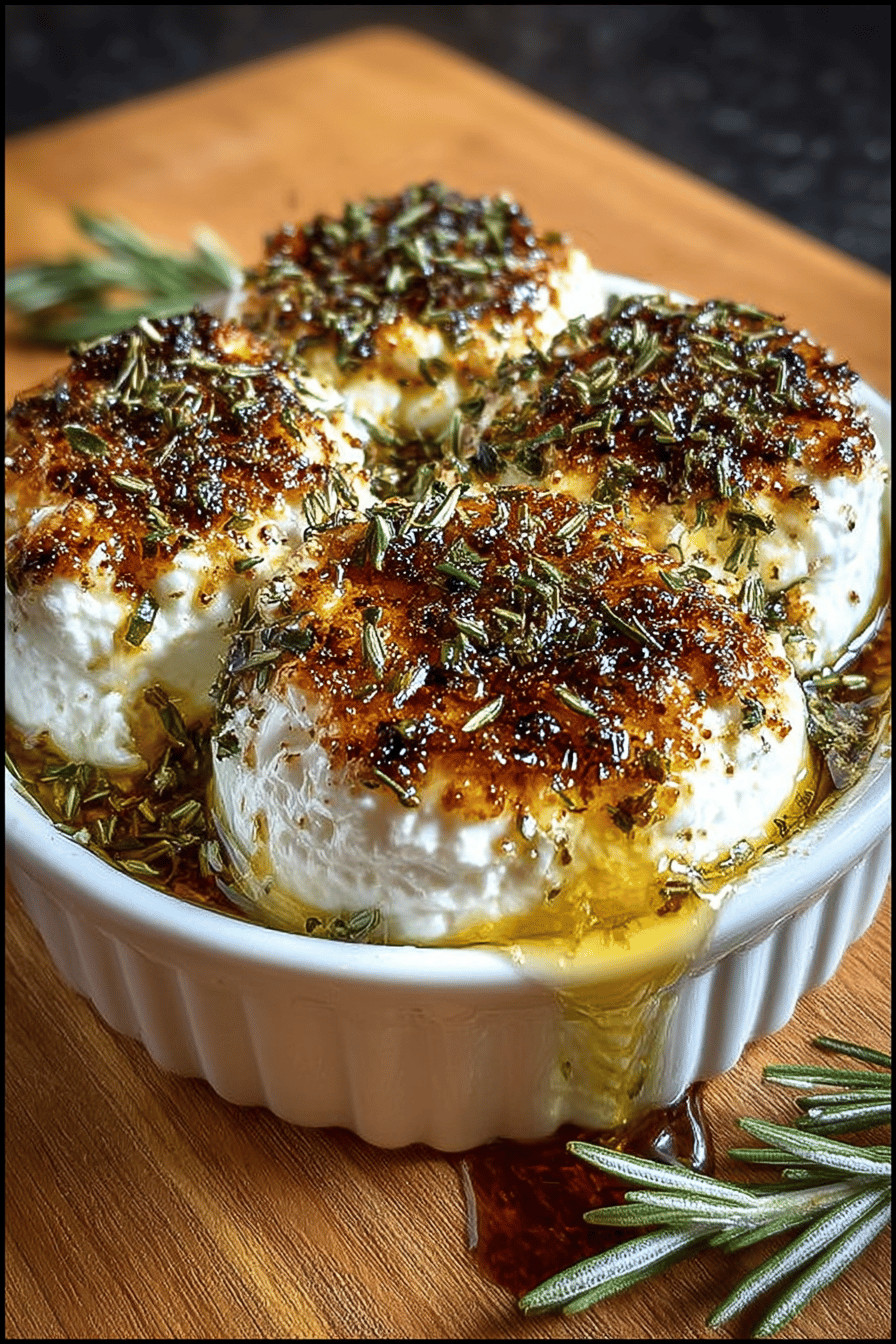 Easy Baked Goat Cheese Treats