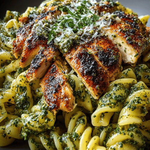 Easy Basil Pesto Chicken Pasta