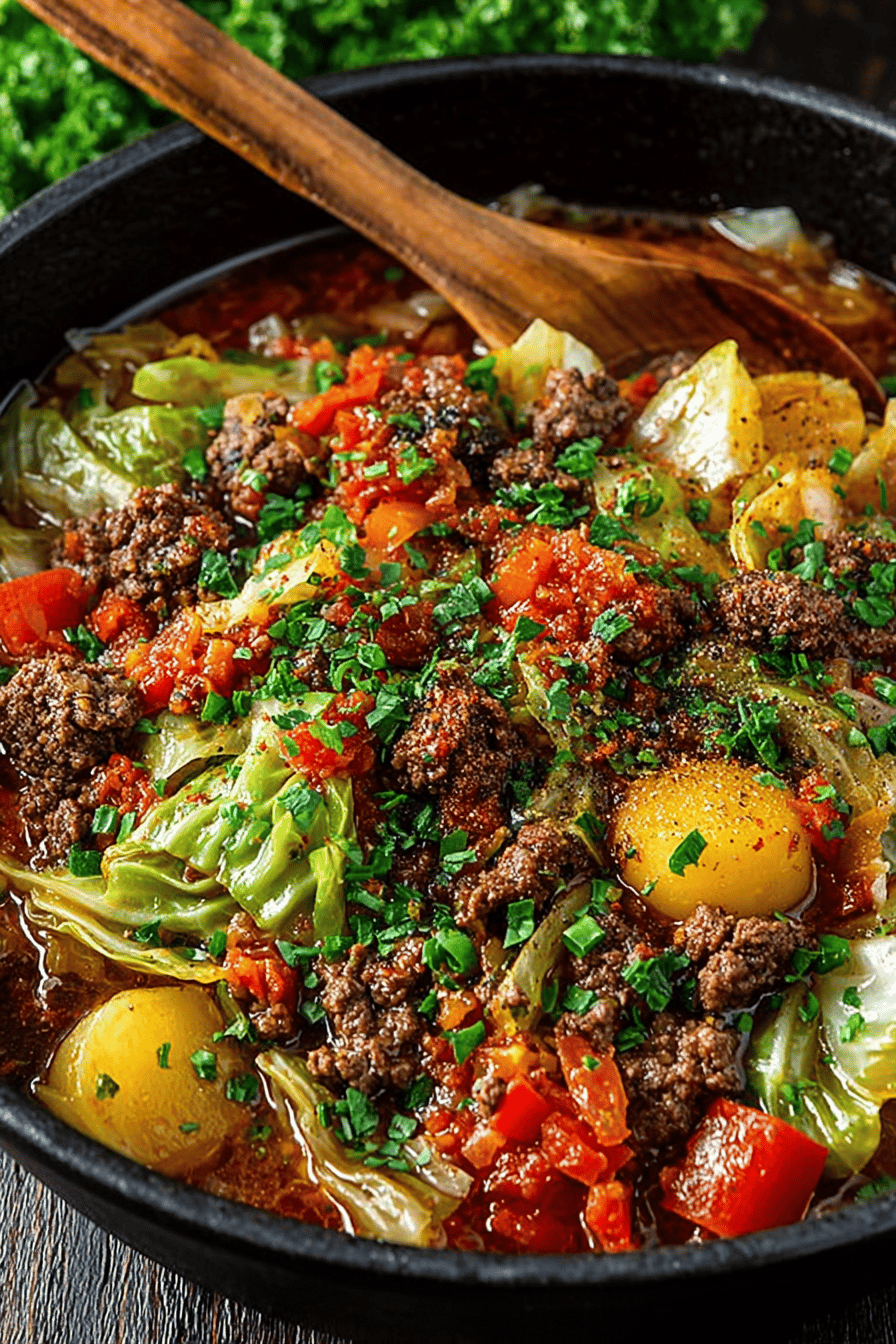 Easy Beef & Cabbage
