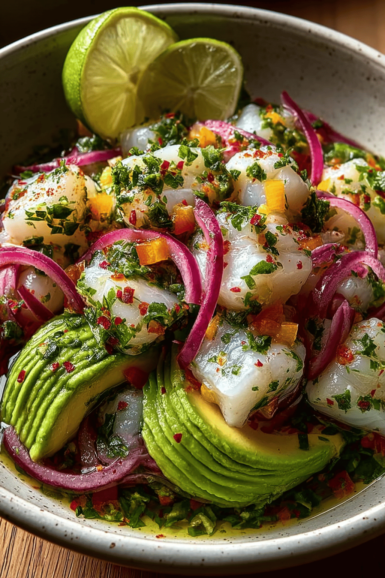 Easy British-Style Cod Ceviche Salad