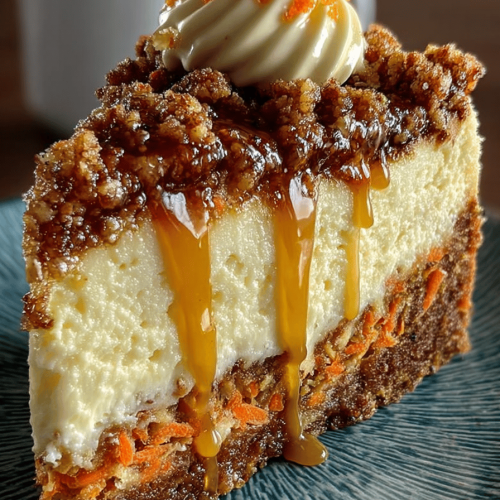 Easy Carrot Cake Cheesecake Recipe