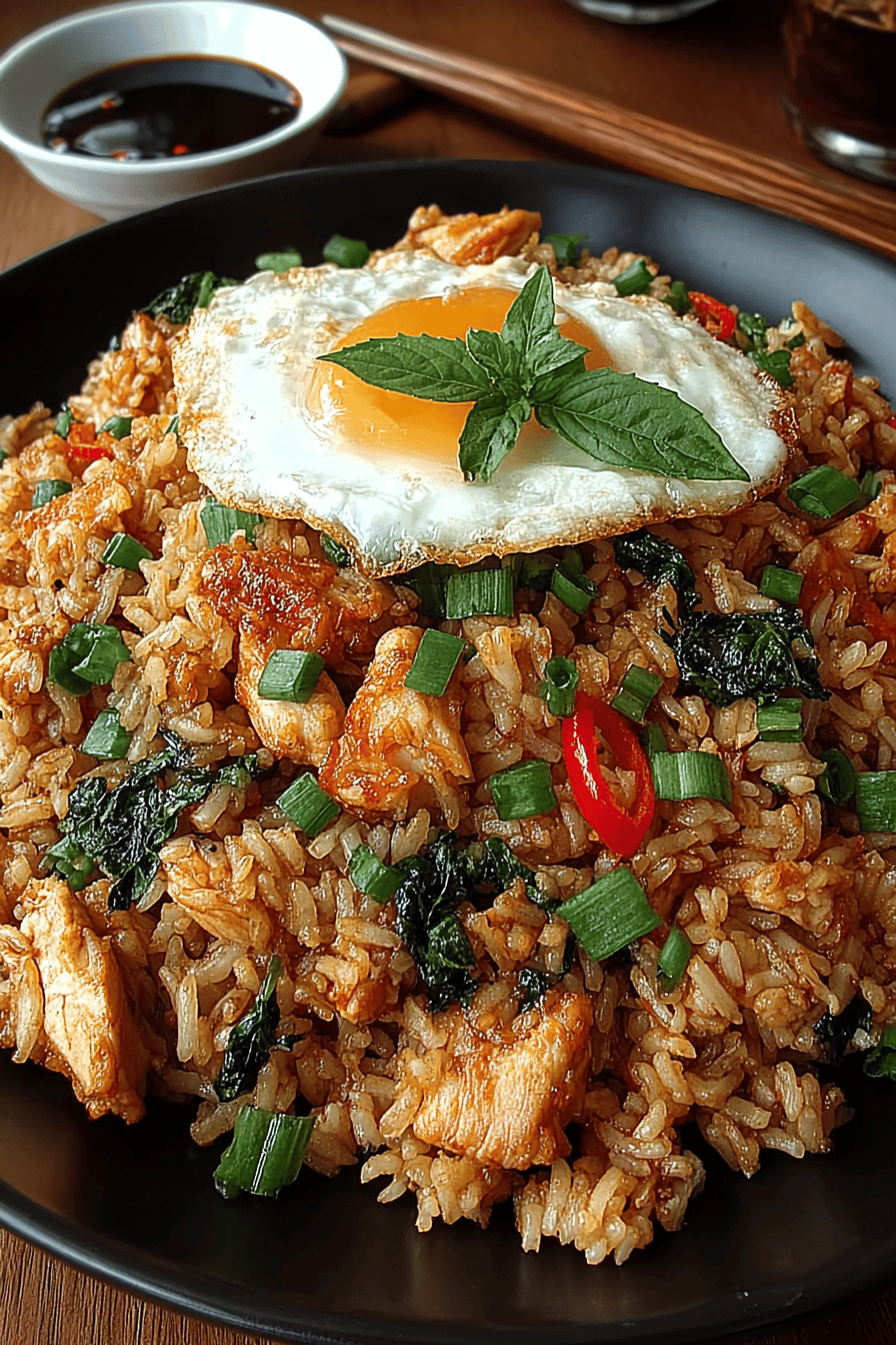 Easy Chicken Basil Fried Rice Recipes