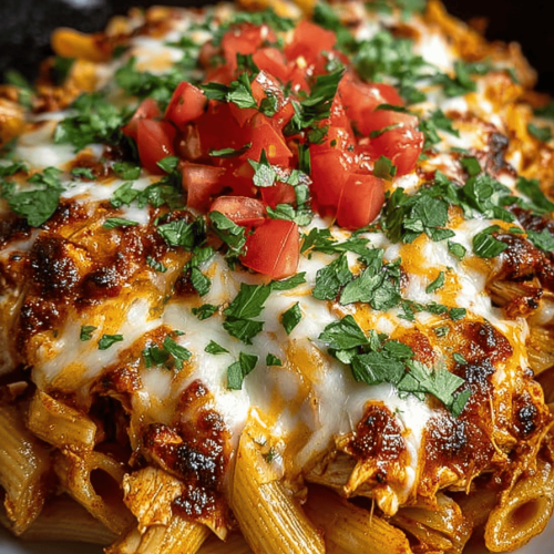 Easy Chicken Enchilada Pasta