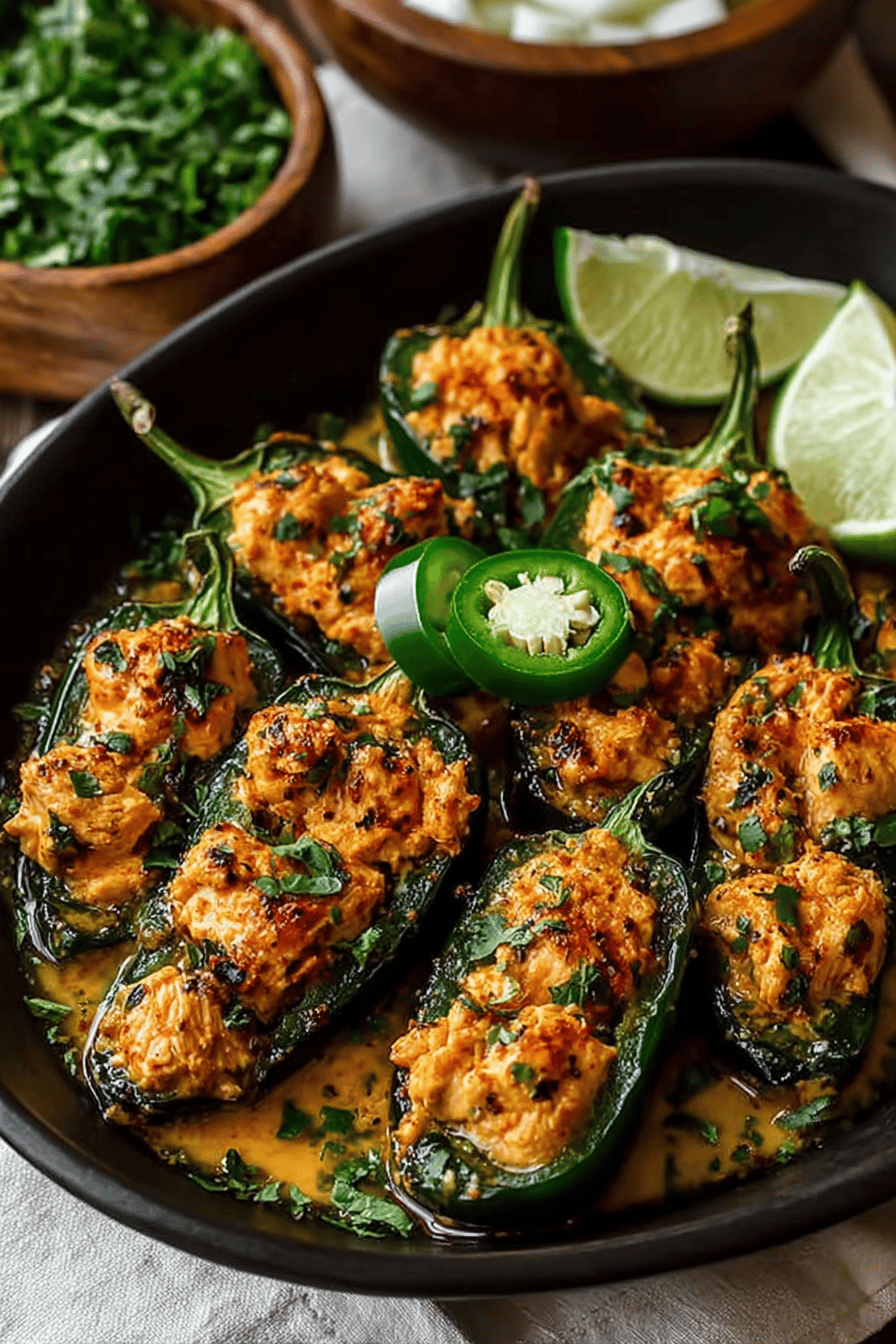 Easy Chicken JalapeÃ±os