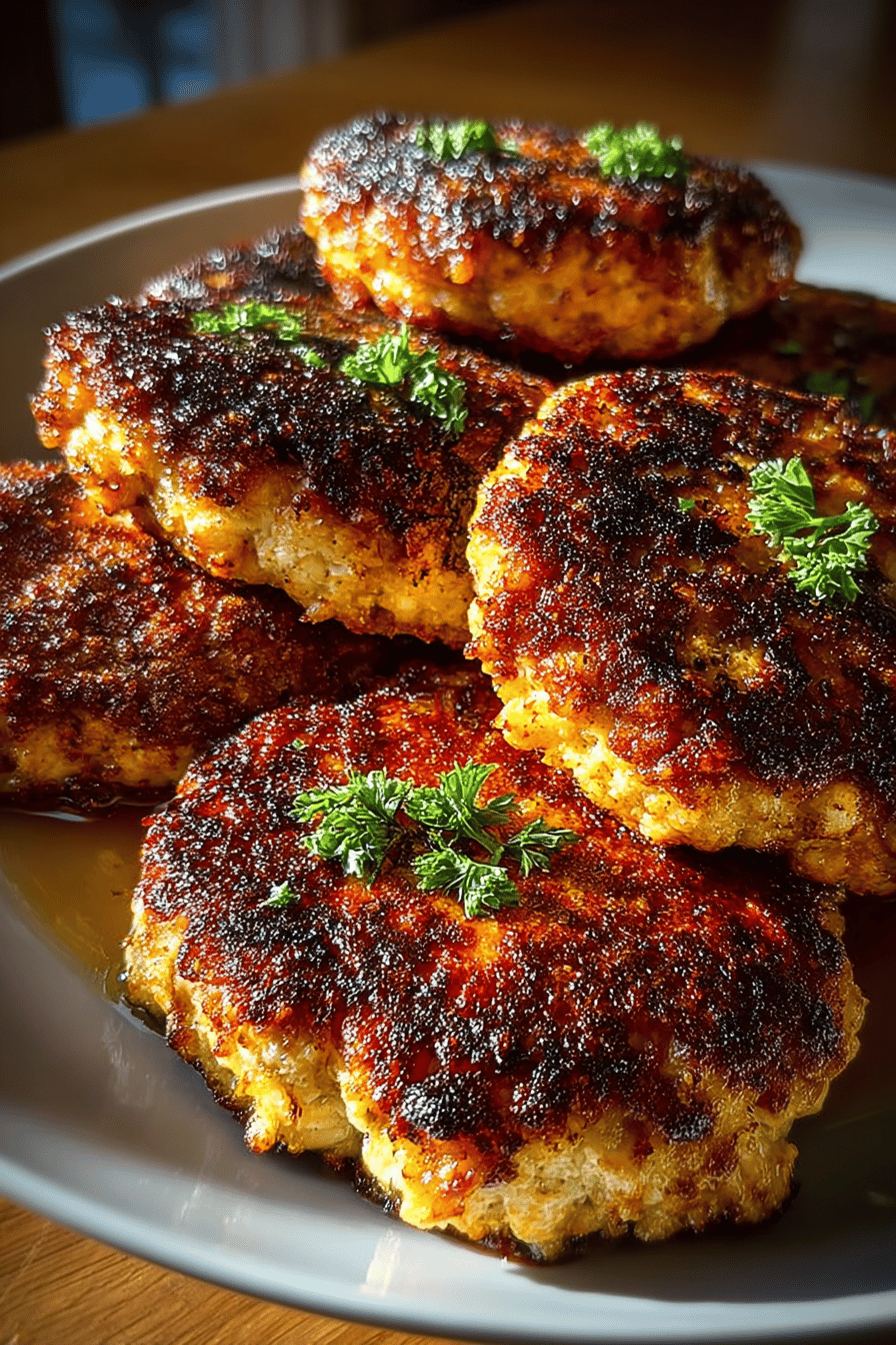 Easy Chicken Patties in 20 Minutes