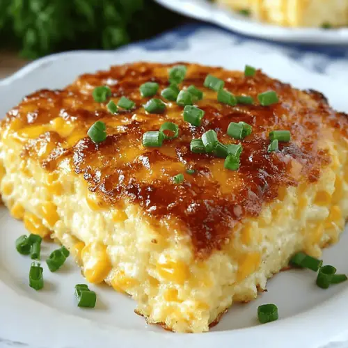 Easy Creamy Corn Casserole