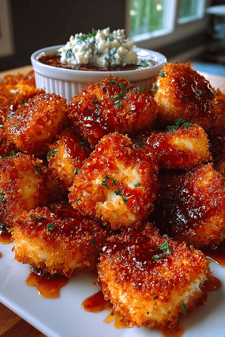 Easy Crispy Buffalo Chicken Bites