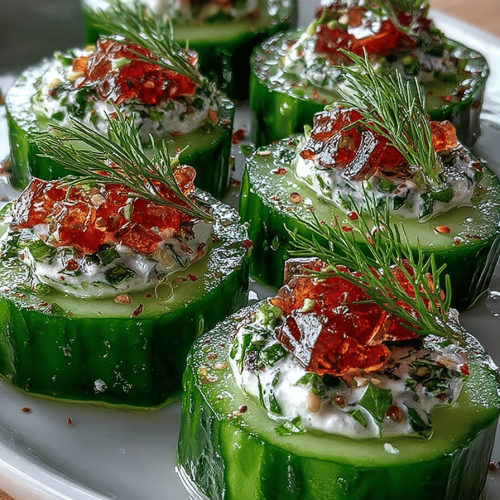 Easy Cucumber Bites Recipe
