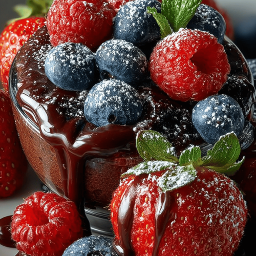 Easy Dark Chocolate Berry Delight