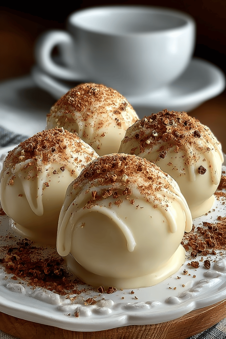 Easy Eggnog Truffles