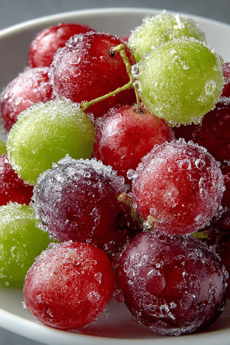 Easy Frozen Grapes Snack Recipes