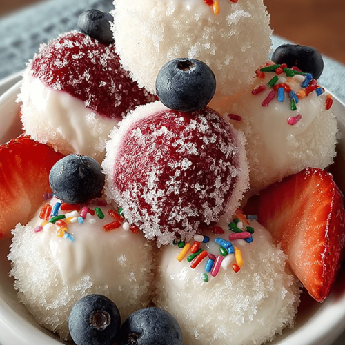 Easy Frozen Yogurt Bites Recipe