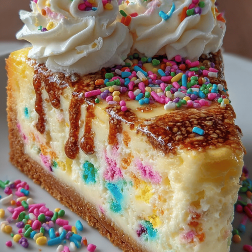 Easy Funfetti Cheesecake Delight